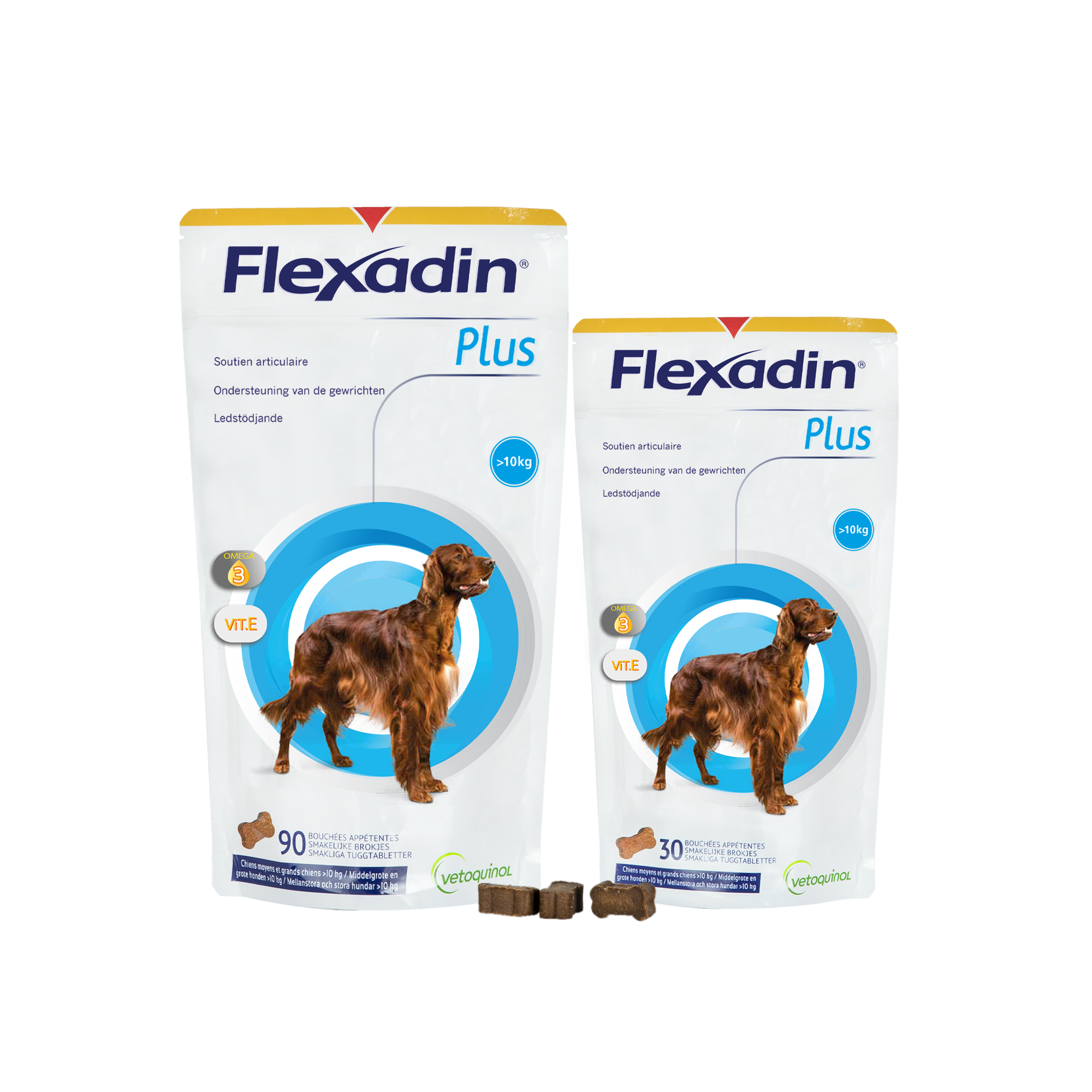 Vetoquinol Flexadin Plus Chiens Moyens Et Grands 30 Comprimés